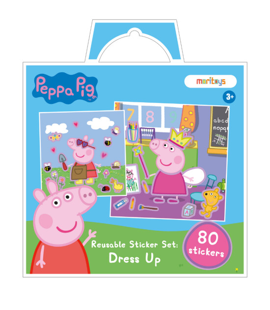 moritoys Peppa Pig Reusable Sticker Set // Dress Up