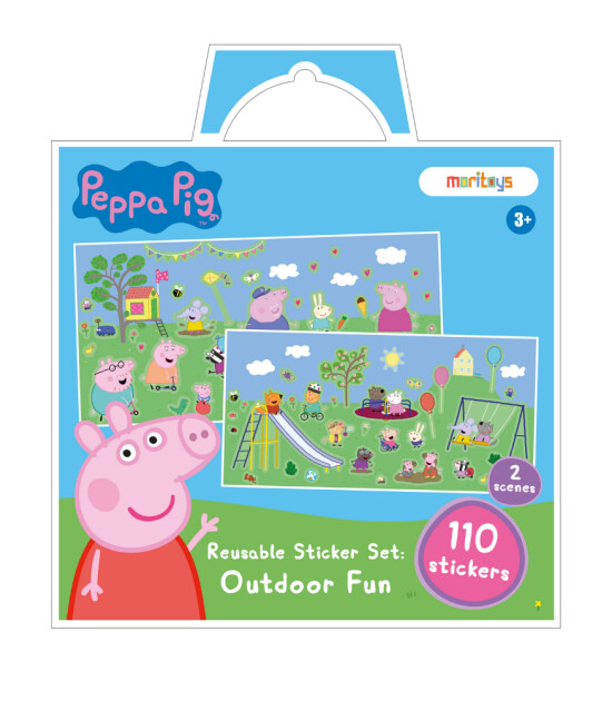 moritoys Peppa Pig Reusable Sticker Set // Outdoor Fun