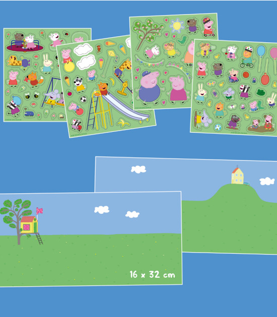 moritoys Peppa Pig Reusable Sticker Set // Outdoor Fun