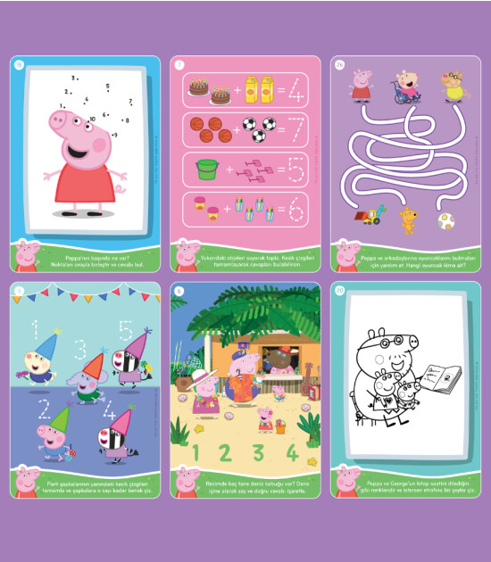 Moritoys Peppa Pig Yaz - Sil Aktivite Seti 1