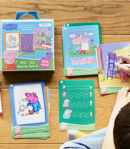 Moritoys Peppa Pig Yaz - Sil Aktivite Seti 2