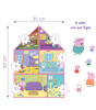 moritoys Peppa Pig Progressive Puzzle // Peppa’s House (2-3-4-6-8-10 Parça)