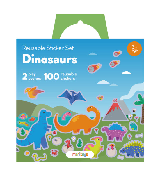 moritoys Reusable Sticker Set // Dinosaur