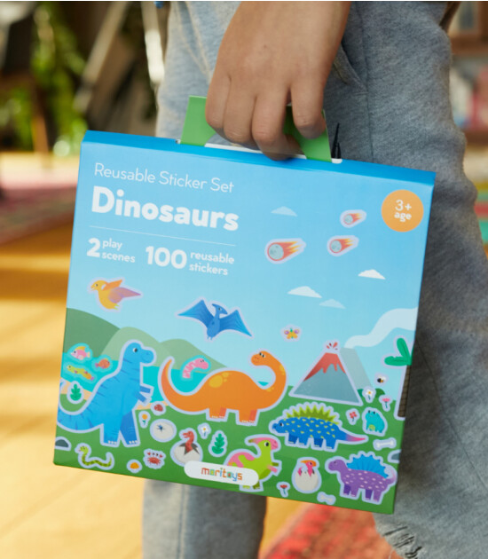 moritoys Reusable Sticker Set // Dinosaur