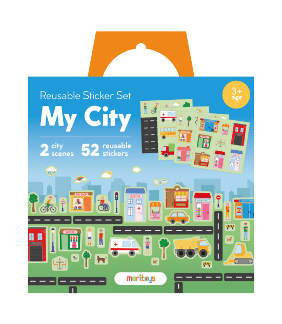 moritoys Reusable Sticker Set // My City