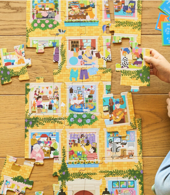 Moritoys XXL Giant Aktiviteli Puzzle // Meet My Neighbours (36 Parça)