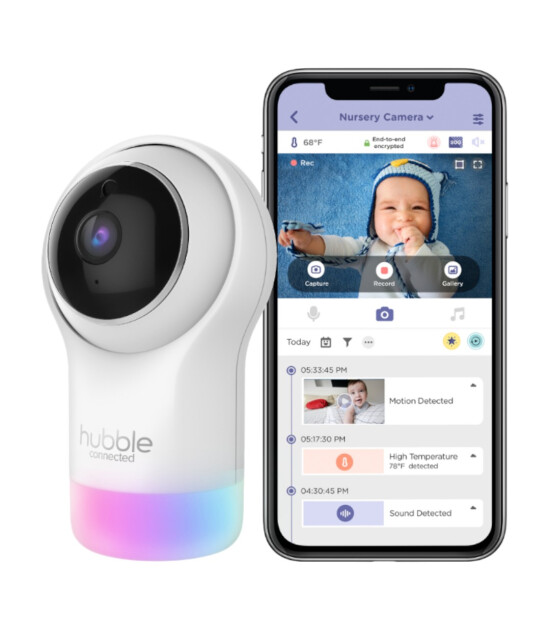 Hubble Nursery Glow Fuul HD Wifi Bebek Kamerası