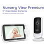 Hubble Nursery View Premium Dijital Ekranlı Bebek Kamerası (5 in&ccedil;)