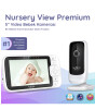 Hubble Nursery View Premium Dijital Ekranlı Bebek Kamerası (5 in&ccedil;)