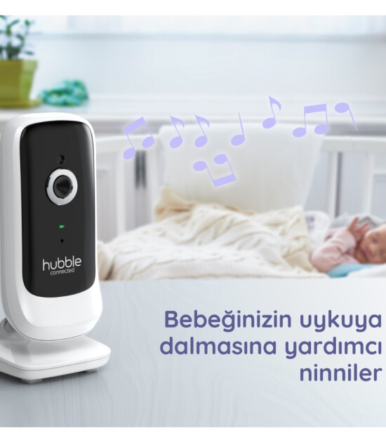 Hubble Nursery View Premium Dijital Ekranlı Bebek Kamerası (5 in&ccedil;)