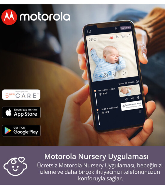 Motorola VM65 FHD Wifi Connect Bebek Kamerası