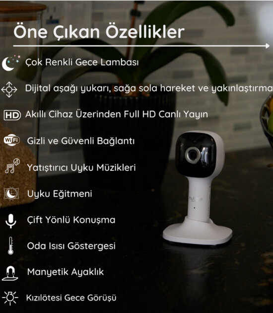 Motorola Hubble Nursery Pal Cloud Dijital Ekran Bebek Kamera