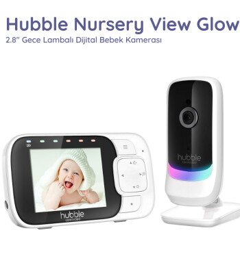 Hubble Nursery View Glow Dijital Ekran Bebek Kamera