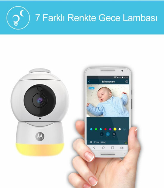 Motorola Peekaboo Wi-Fi Dijital Bebek Kamerası