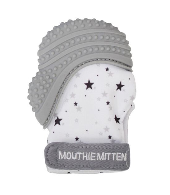 Mouthie Mitten Diş Kaşıyıcı Eldiven // Gri