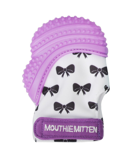 Mouthie Mitten Diş Kaşıyıcı Eldiven // Mor - Fiyonk