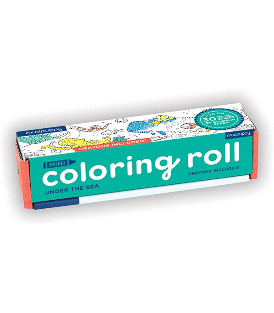 Mudpuppy Mini Coloring Roll: Under the Sea - Keyif Bebesi | Kids &amp; Toys