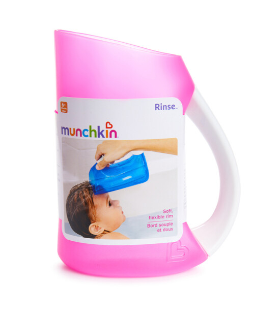 Munchkin Çocuk Banyo Maşrapa // Pembe