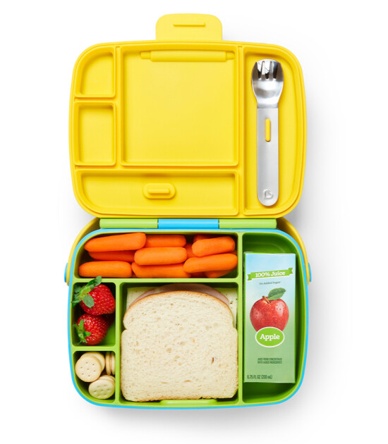 Munchkin Bölmeli Yemek Tası // Mavi-Yeşil-Sarı