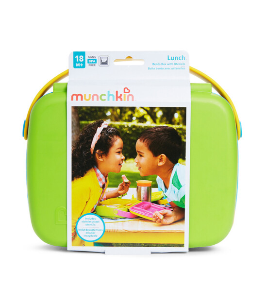 Munchkin Bölmeli Yemek Tası // Mavi-Yeşil-Sarı