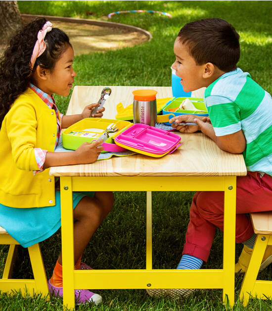 Munchkin Bölmeli Yemek Tası // Mavi-Yeşil-Sarı