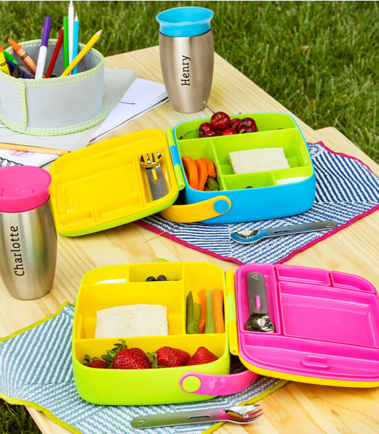 Munchkin Bölmeli Yemek Tası // Mavi-Yeşil-Sarı