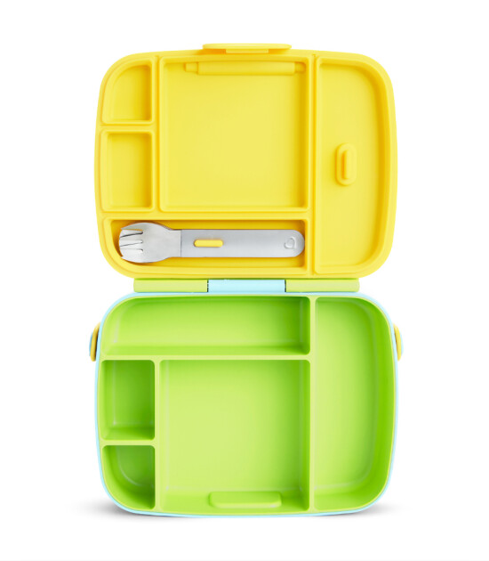 Munchkin Bölmeli Yemek Tası // Mavi-Yeşil-Sarı