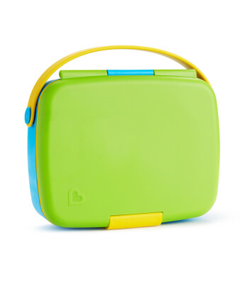 Munchkin Bölmeli Yemek Tası // Mavi-Yeşil-Sarı