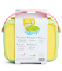 Munchkin Bölmeli Yemek Tası // Yeşil-Sarı-Pembe