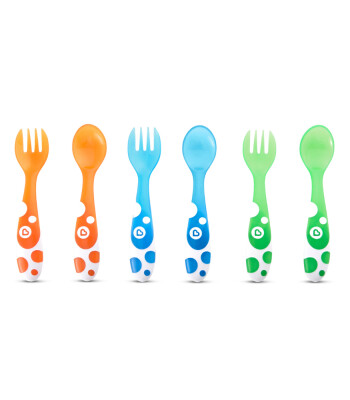 Munchkin Renkli Çocuk Çatal ve Kaşık (3 Set)