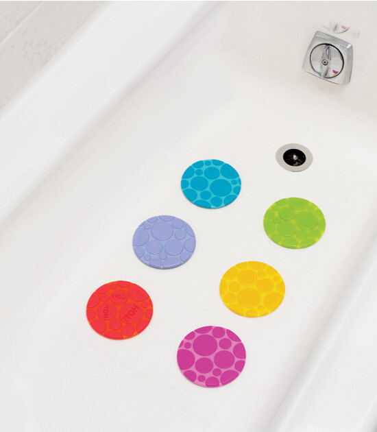 Munchkin Grippy Dots Isı Göstergeli Banyo Kaymazı (6 Adet)