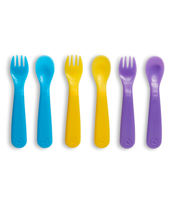 Munchkin Renk Değiştiren Çocuk Beslenme Çatal ve Kaşık (3 Set)