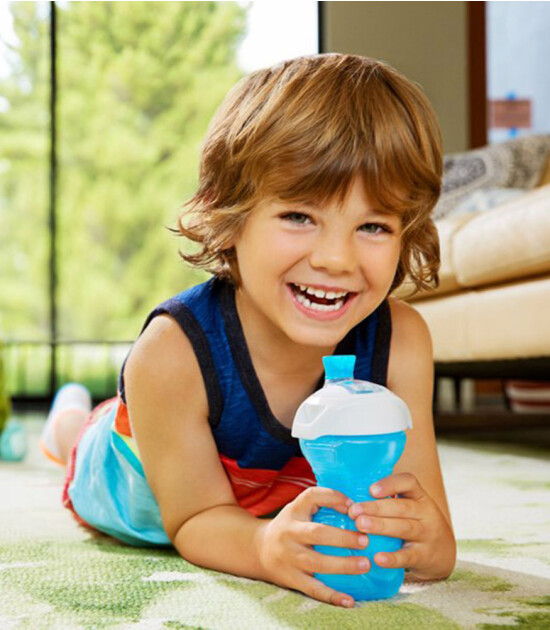 Munchkin Tıklama Kilitli Uçlu Alıştırma Bardağı // Mavi