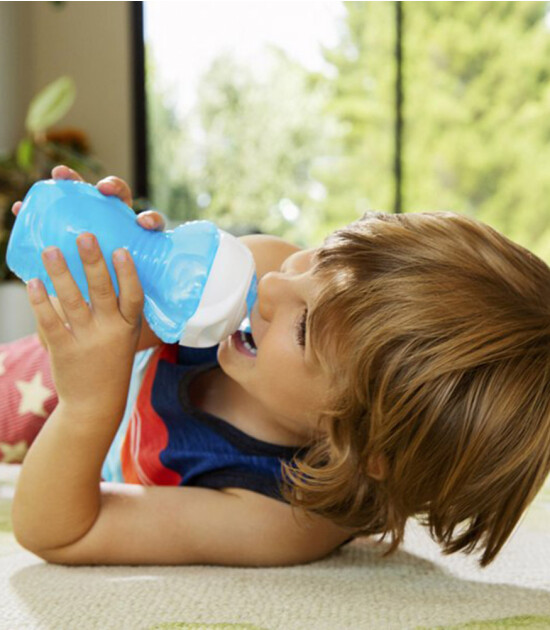 Munchkin Tıklama Kilitli Uçlu Alıştırma Bardağı // Mavi