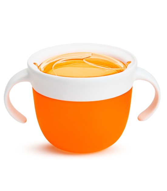 Munchkin Kulplu Atıştırmalık Kabı // Turuncu