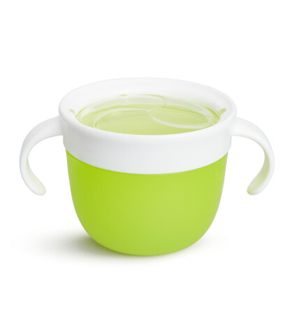 Munchkin Kulplu Atıştırmalık Kabı // Yeşil