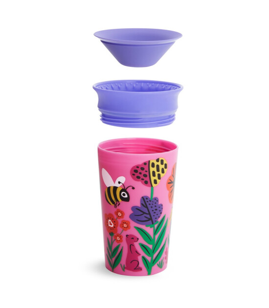 Munchkin Mucize 360° Wildlove Alıştırma Bardağı (2 Adet) // Lemur - Arı