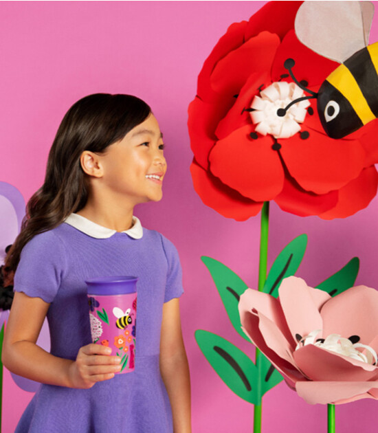 Munchkin Mucize 360° Wildlove Alıştırma Bardağı (2 Adet) // Lemur - Arı