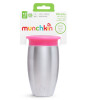 Munchkin Mucize 360 Çelik Alıştırma Bardağı // Pembe