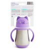 Munchkin Pipetili Paslanmaz Çelik Bardak // Mor