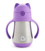 Munchkin Pipetili Paslanmaz Çelik Bardak // Mor