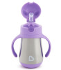 Munchkin Pipetili Paslanmaz Çelik Bardak // Mor