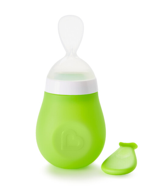 Munchkin Sıkılabilir Bebek Mama Kaşığı // Yeşil