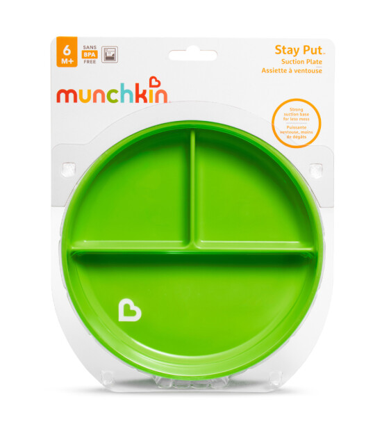 Munchkin Vakumlu Beslenme Tabağı // Yeşil