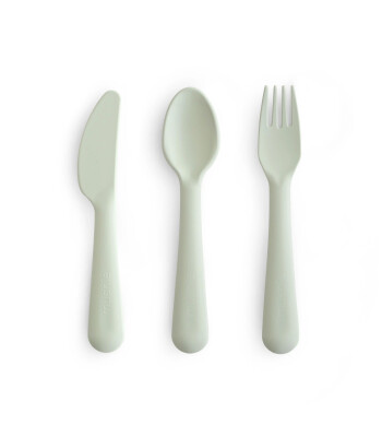 Mushie Çatal Kaşık Bıçak Seti // Sage