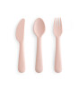 Mushie Çatal Kaşık Bıçak Seti // Blush
