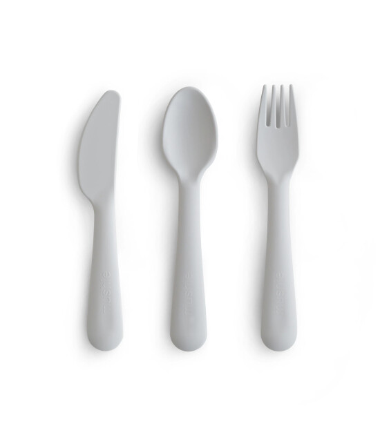 Mushie Çatal Kaşık Bıçak Seti // Cloud