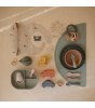 Mushie Başlangıç Silikon Kaşık Set // Blush - Shifting Sand