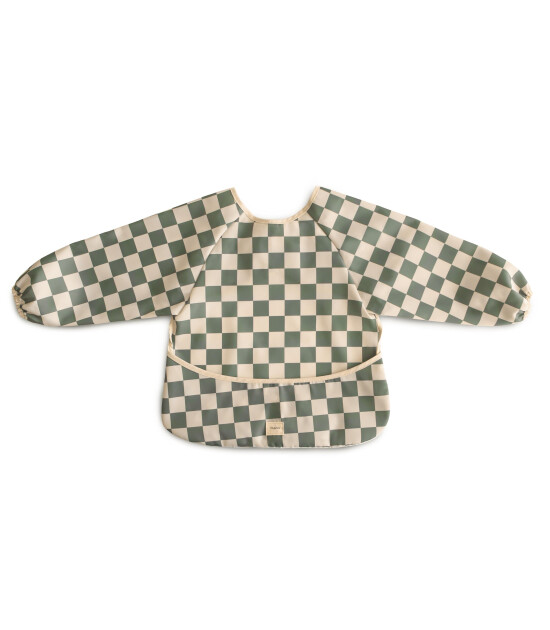 Mushie Uzun Kollu Mama Önlük // Olive Check