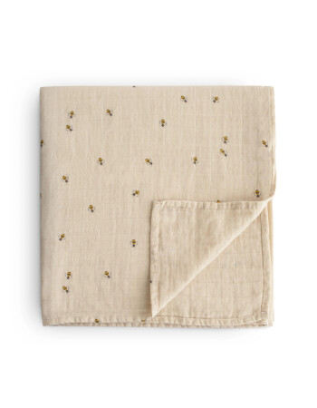 Mushie Organik Müslin Örtü // Bees